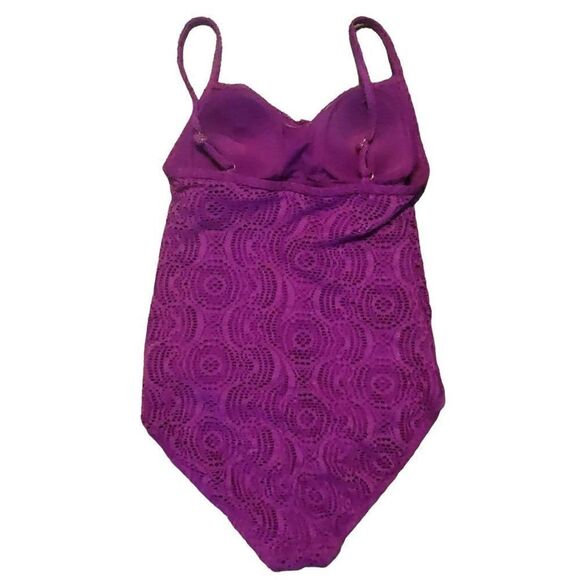 Catalina Textured One Piece Swimsuit Women's Size Small - Picture 2 of 3